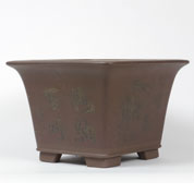 Vaso Cermica Bonsai - Quadrado -  C.32 x A.23 cm
